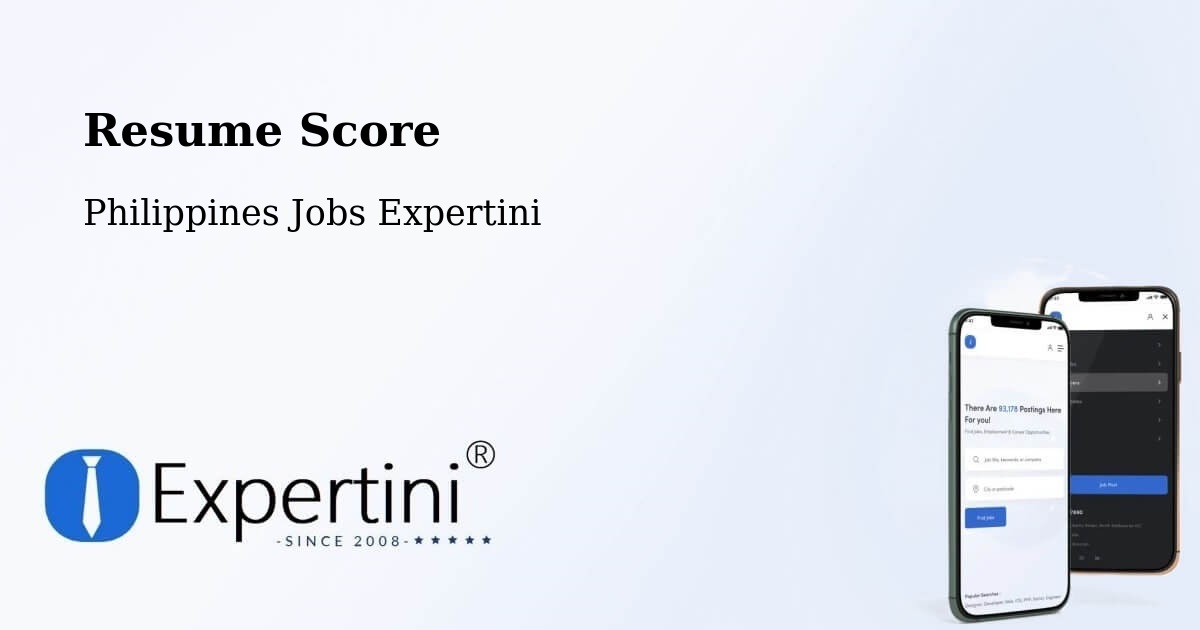 Resume Score & Job Description Match Tool – Sumabnit - Philippines Jobs Expertini